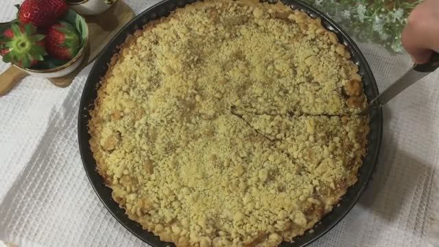 Пирог с яблоками | Вкусная выпечка к чаю Готовиться быстро и просто смотреть онлайн