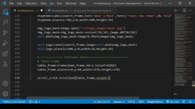 2/3 - Employee Management System Project With Database in Python Python Project смотреть онлайн