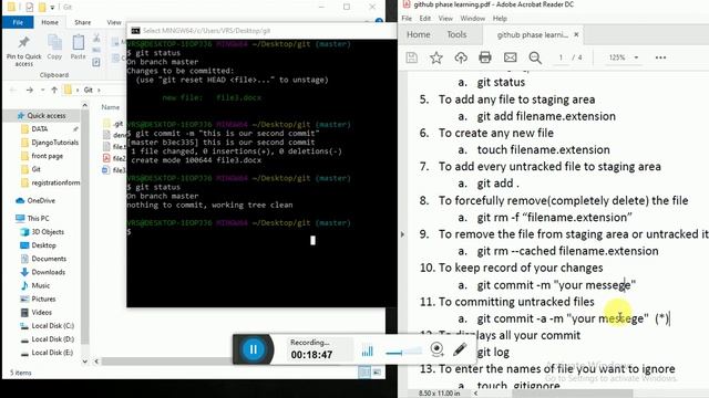 Learning Git Commands Phase 1 смотреть онлайн