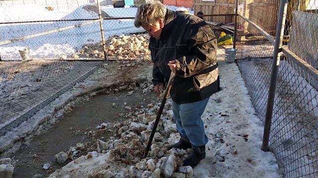 Лариса с ломом. Картина маслом) Март 2019... смотреть онлайн