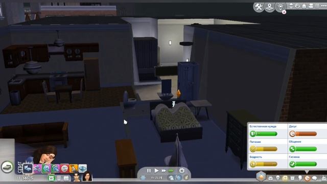 Городская жизнь и проклятая квартира в The Sims 4 BREED OUT THE WEIRD Challenge ep. 8 смотреть онлайн