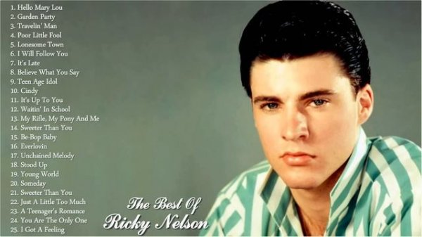 Ricky Nelson Greatest Hits | Ricky Nelson Playlist 2016