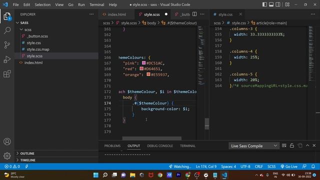 SASS Tutorial in Hindi #9 - Loops in SASS(For, Each and While loops) смотреть онлайн