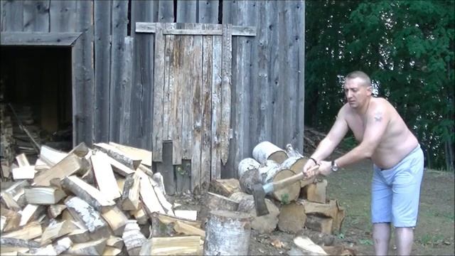 Как рубить, колоть дрова. Советы не профессионала. смотреть онлайн
