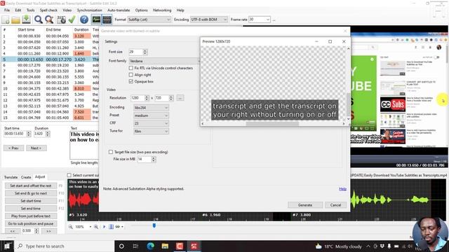 Burn-in Subtitles To Video in Subtitle Edit 3.6.3 IMPROVED + Suggestions смотреть онлайн