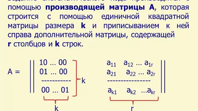 Лекция 7 систематические коды смотреть онлайн