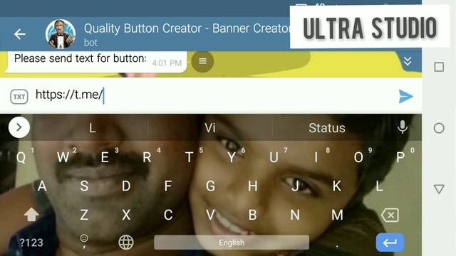 How to create link button in telegram | Tamil | Ultra studio | open telegram link in description смотреть онлайн