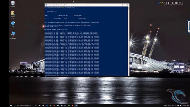 Como fazer backup dos drivers utilizando o comando DISM no Windows 10 usando o POWER SHELL смотреть онлайн