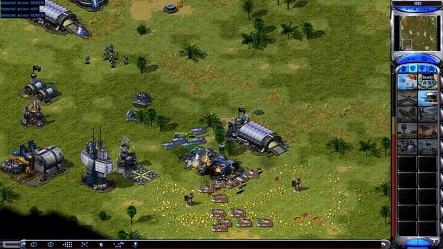 Red Alert 2 Yuri's Revenge - 1 vs 1 Allied vs Soviet Pro Match on the map Divide & Conquer смотреть онлайн