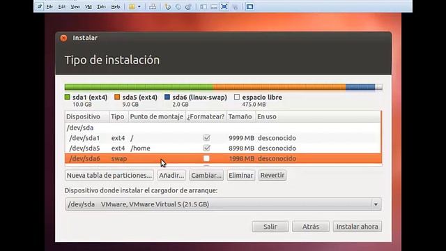 Instalación de Ubuntu 12.04(32 Bits) en Maquina Virtual смотреть онлайн