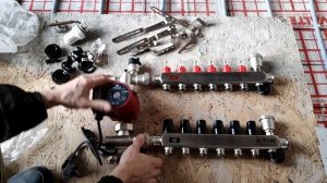 Сборка гребенки (коллектора) теплого пола Тим (TiM)  Как собрать гребенку теплого пола, смотрим.