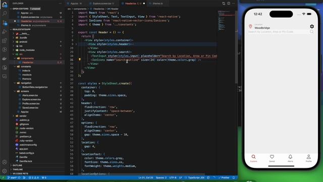 S01E01 - Real Estate App - Explore Screen - React Native смотреть онлайн