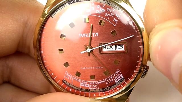 Часы Ракета мультикалендарь СССР / Watch Raketa Multicalendar USSR смотреть онлайн