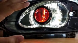 Как установить би линзу в авто (Ланос)