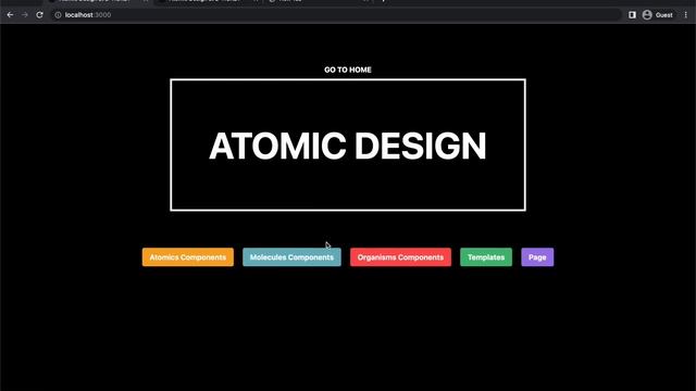 ReactJS - Estrutura do Projecto com Atomic Design System ( Conceito & Visualização ) смотреть онлайн