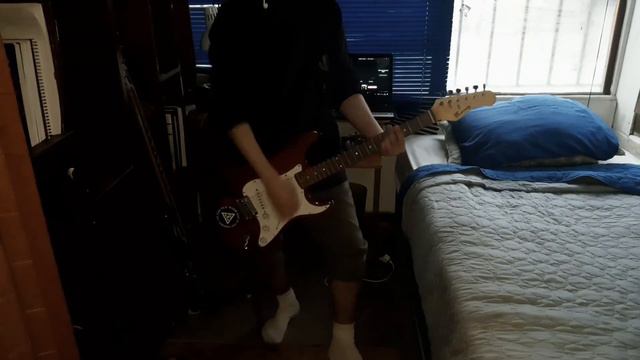 Troubled times - green day guitar cover with solo HD/HQ (lxo0o0 guitar covers) смотреть онлайн