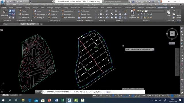 PARCEL ACAD CIVIL 3D # PART 1 # ROW смотреть онлайн