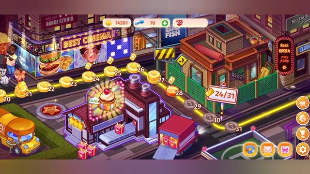 Эволюция шеф-повара ресторана в игре Cooking Craze: Restaurant Game #8