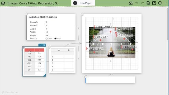 Images and Curve Fitting with Plotted Points and Regression Equations смотреть онлайн