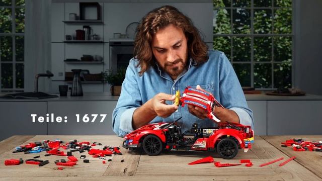 NEWS | Lego Technic 42125 Ferrari 488 GTE смотреть онлайн