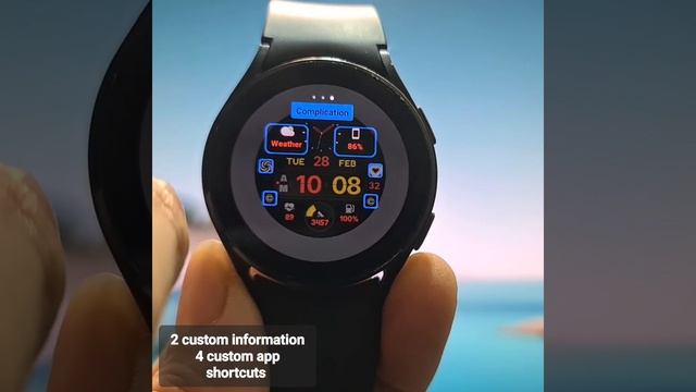 #wearos ⌚️NTV555 - BLACK DIGITAL MOD WATCH FACE FOR SAMSUNG GALAXY WATCH 4, 5, WEAROS DEVICES смотреть онлайн