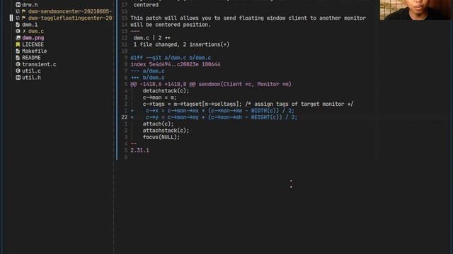 Mudah! Nge-patch dwm dengan Git (multifile patch) смотреть онлайн