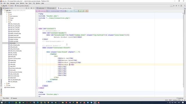 how to display returned products in admin side in php ims смотреть онлайн