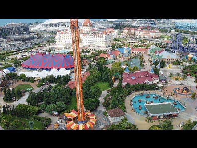 Сочи Парк в Адлере:обзор атракционов и прогулка по обьекту,сьемка на Samsung Galaxy s23 Ultra 8k