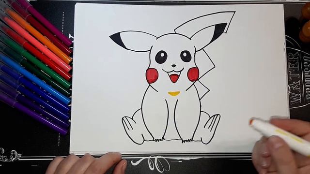 Pikachu / Draw Pikachu/ Пикачу/ Рисуем пикачу смотреть онлайн