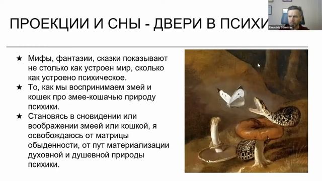 Фрагмент вебинара «Сны о змеях, кошках» 1 смотреть онлайн