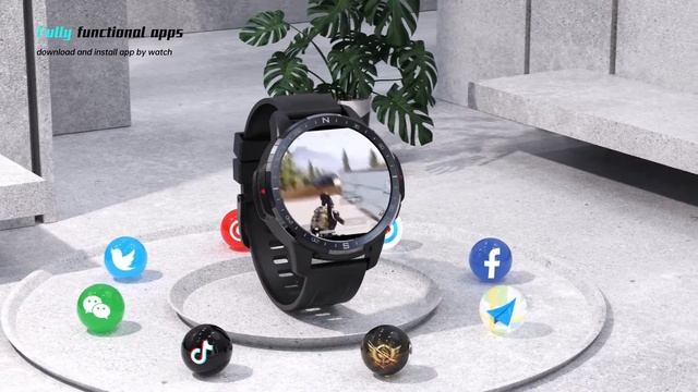 LOKMAT APPLLP 7 Smart Sports Watch with SIM Card Slot 1.6'' Full-Touchscreen Dual Chip+Dual System смотреть онлайн