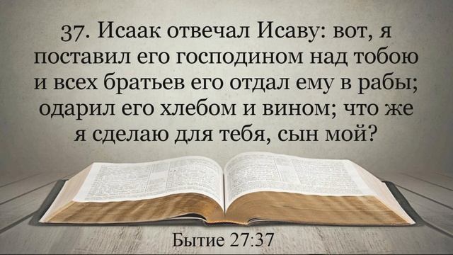 Лучшая Видео Библия. Чтение Бытие. Главы 27-28. Синодальный перевод смотреть онлайн