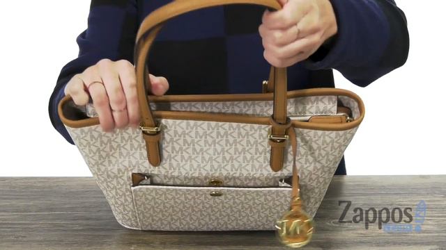 MICHAEL Michael Kors Jet Set Item Medium Snap Pocket Tote SKU: 9146846 смотреть онлайн