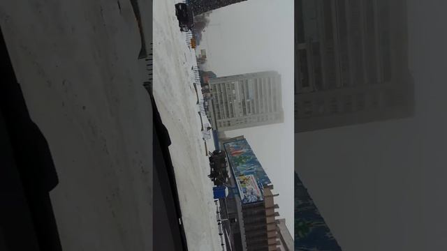 12.01.2016 Луганск. Дорога по ул.Коцюбинского смотреть онлайн