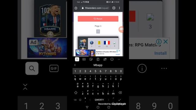 МОЙ СОСТАВ МЕЧТЫ В FIFA MOBILE!!! смотреть онлайн