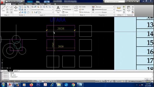 Latihan 2 Tutorial Autocad | Setting dimensi Autocad смотреть онлайн