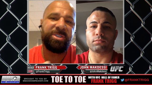 Frank Trigg gets an update from UFC's John Makdessi смотреть онлайн