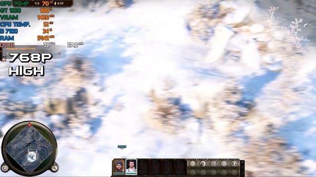 Iron Harvest || GT 1030 + i3 7100 Performance Test || 768p High Settings смотреть онлайн