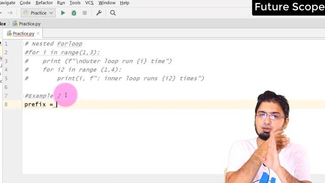 #9 Nested For loop in Python Easiest Tutorial | AI Series | Hindi/ Urdu смотреть онлайн