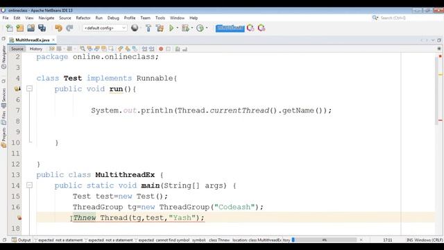 ThreadGroup in java | What is ThreadGroup in Java | How do you create a group thread | @codeash смотреть онлайн