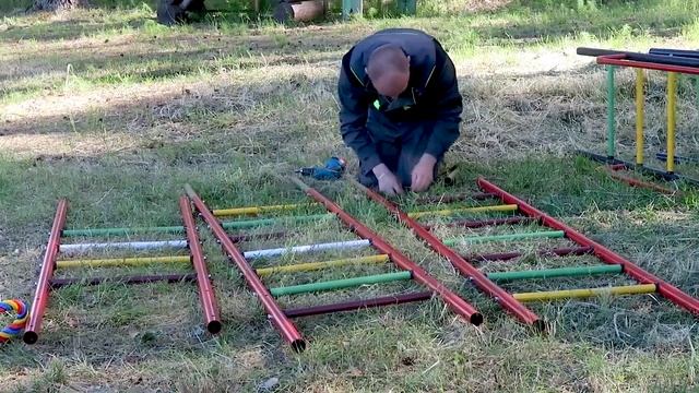 Установка дачного спортивного комплекса Вертикаль А1 П смотреть онлайн