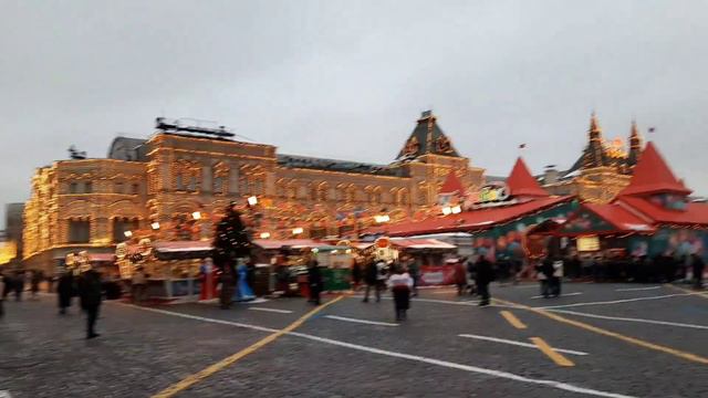 Russia. Moscow. The end of January. Streets in the city center. Москва в январе. Центр города смотреть онлайн