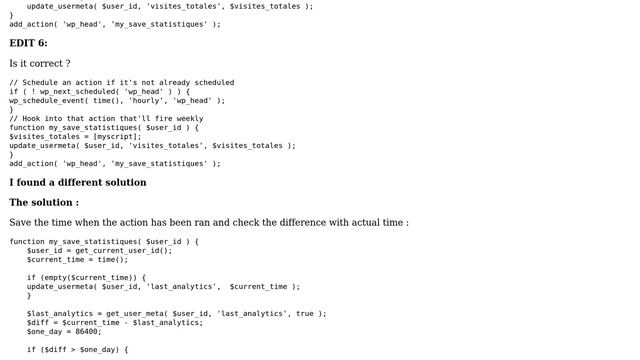 Wordpress: WP Cron: Save third party data as user meta смотреть онлайн