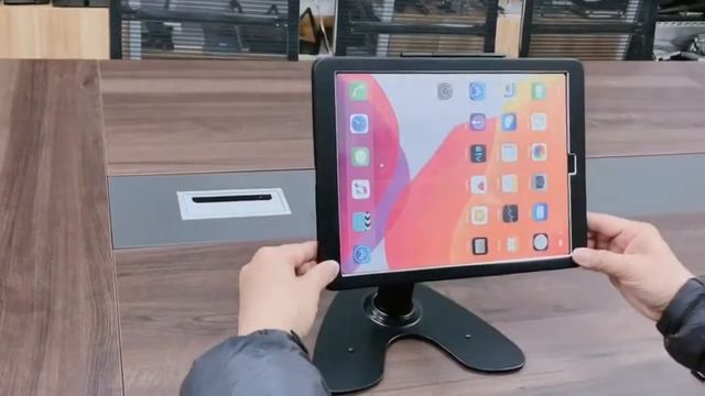Retail Kiosk, Desktop Display Stand Swivel Design for Store POS Secure Lock Mount for iPad Pro 12.9 смотреть онлайн