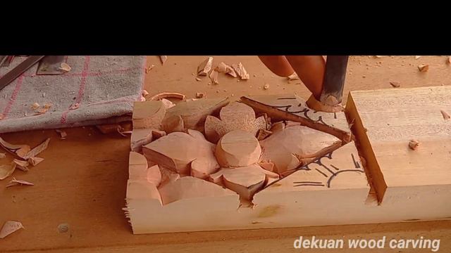 | wood carving simple design | wood art | wood craft | dekuan wood carving смотреть онлайн