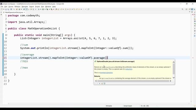 Find Sum Average Min and Max using Java8 | Most Asked Interview Questions (HINDI) | CodeMyth смотреть онлайн
