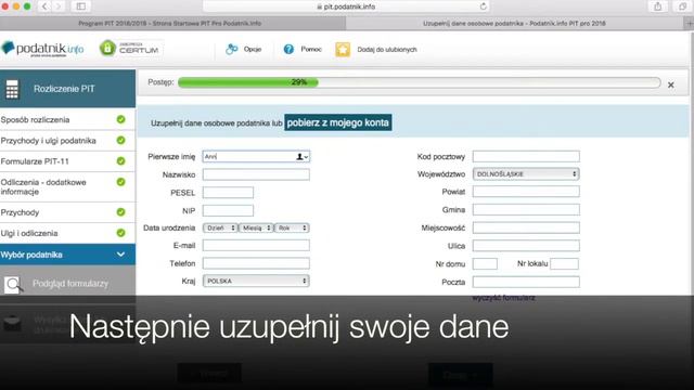 Jak zaktualizować numer konta rozliczając PIT-37 - podatnik.info смотреть онлайн
