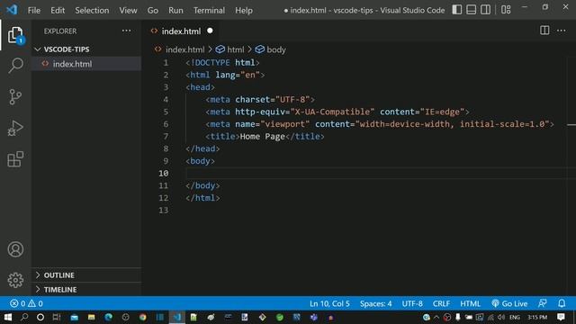 Visual Studio Code - HTML Hacks using Emmet Abbreviations смотреть онлайн