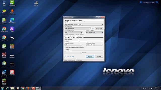 PENDRIVE BOOTAVEL COM WINDOWS 10 x64. смотреть онлайн