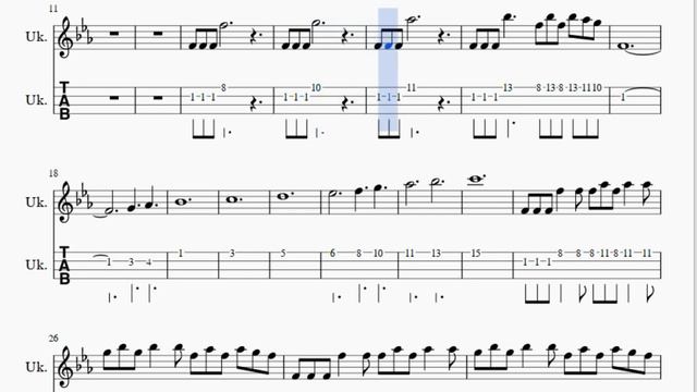 Ukulele Tab: How To Play Halo Main Theme By Martin O'Donnell